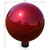 Sunnydaze Indoor/Outdoor Gazing Globe Glass Mirror Balls with Stainless Steel Finish - 10" Diameter - Red - 2-Pack