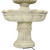 Sunnydaze 51"H Electric Polyresin and Fiberglass 3-Tier Pineapple Top Outdoor Water Fountain