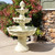 Sunnydaze 51"H Electric Polyresin and Fiberglass 3-Tier Pineapple Top Outdoor Water Fountain