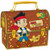 Jake and the Neverland Pirates Rounded Rectangular Tin Pencil Case - Brown map