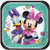 Disney Minnie Dessert Plates Birthday Party Disposable Tableware and Dishware (8 Pack), Multi Color, 7" x 7".