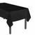 Plastic Tablecloth 54" x 108" Black
