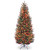 7’ Pre-Lit Slim Natural Fraser Artificial Christmas Tree, Multicolor Lights