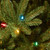7’ Pre-Lit Slim Natural Fraser Artificial Christmas Tree, Multicolor Lights