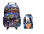 Marvel Avengers Infinity War Small Toddler Rolling Backpack + Captain America Tin Accessory