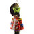 7" Red and Green Soldier with Spool Christmas Ornament