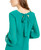 INC International Concepts Women's Tie-Back Shift Dress  Green Size Small