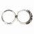 Chisel Stainless Steel Love Loyalty Friendship Claddagh Double Hinged Ring SR462 - SR462Y9