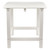 All Weather Recycled Plastic Outdoor Side Table, White