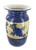 Blue Rose Polish Pottery Grapes Tall Floor Vase