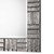 60" Antiqued Silver Basket Weave Pattern Framed Beveled Rectangular Wall Mirror