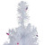 2' Pre-lit White Iridescent Pine Artificial Christmas Tree - Purple Lights