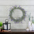 LED Lighted Artificial Lavender Spring Wreath- 16-inch, White Lights