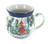 Blue Rose Polish Pottery Waiting for Winter Bubble Mug