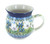 Blue Rose Polish Pottery Song of Spring Bubble Mug