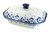 Blue Rose Polish Pottery Georgia Blue Large Covered Baking Dish