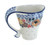 Blue Rose Polish Pottery Harvest Bounty Fish Tail Cup