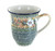 Blue Rose Polish Pottery Jasmine Large Coffee Mug