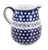 Blue Rose Polish Pottery Blue Violet Pitcher