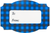 2 x 3" Blue Plaid Gift Tags