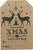 2 x 3" Christmas Ornaments Natural Kraft Tag Labels