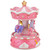Children's Sleepy Time Animated Musical Carousel - 6.5" - Piink
