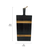 Chloe and Cotton Black Rectangle Acacia Wood Bread Board 22.5"