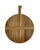Chloe and Cotton Natural Round Acacia Wood Bread Board 17"