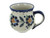 Blue Rose Polish Pottery Sunflower Bubble Mug