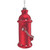 5" Blown Glass Christmas Fire Hydrant Ornament