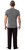 Intimo Men's 2 Piece Pajama Set Cotton/Poly Blend Jersey Knit Lounge Pants With Soft T-Shirt Top - 763059928892