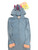 Adult Unisex Womens Mens Blue Rainbow Unicorn Union Suit Sleeper Pajama - CM070121 BIO UNICORN XL