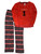 Womens Plush Red Naughty One Christmas Holiday Pajamas Fleece Sleep Set - CM100519 SO NAUGHTONE XS