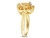 6.50 Carat (ctw) Citrine Promise Heart Ring in Plated Sterling Silver with Accent Diamonds - 68DLG1005068CT-7