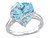 9.00 Carat (ctw) Sky-Blue Topaz Promise Heart Ring in Sterling Silver with Accent Diamonds - 68DLG1005067BT-9