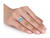 9.00 Carat (ctw) Sky-Blue Topaz Promise Heart Ring in Sterling Silver with Accent Diamonds - 68DLG1005067BT-9