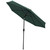 Sunnydaze Aluminum Patio Deck Market Umbrella with Tilt and Crank - 9' - Green