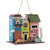10.25" Blue and Pink Pet Salon Outdoor Hanging Birdhouse