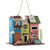 10.25" Blue and Pink Pet Salon Outdoor Hanging Birdhouse