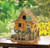 9.75" Brown and White "YACHT CLUB RESORT" Outdoor Birdhouse