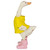 9.75" Standing Spring Duck with Yellow Raincoat and Pink Rain Boots Figurine - 34257029