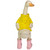 9.75" Standing Spring Duck with Yellow Raincoat and Pink Rain Boots Figurine - 34257029