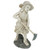 21.5" Gray and Beige Hand Painted Rebecca Gardener Girl Statue