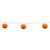 10-Count Orange Jack-O-Lantern Paper Lantern Halloween Lights, 8.5ft White Wire