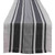 Split P Stripe Linen Table Runner - 60"L - Bleach And Black
