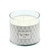 5" Silver and Clear Glass Lotus Box Scented Candle with Lid