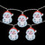 10-Count LED Santa Claus Christmas Fairy Lights, 4ft, Copper Wire