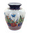 Blue Rose Polish Pottery Floral Butterfly Medium Vase