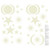 Magical Moon and Stars Glow-In-The-Dark Peel and Stick Halloween Decals