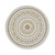 Split P Gold Medallion Round Printed Placemat Set